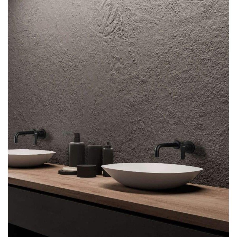 MONOMANDO DE LAVABO EMPOTRADO ÁKARA NEGRO MATE