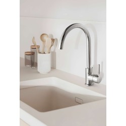MONOMANDO DE COCINA CAÑO ALTO VITAL CROMO BRILLO