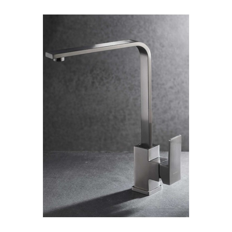 MONOMANDO DE COCINA CAÑO ALTO KUATRO ACERO INOX MONOMANDO DE COCINA CAÑO ALTO KUATRO ACERO INOX
