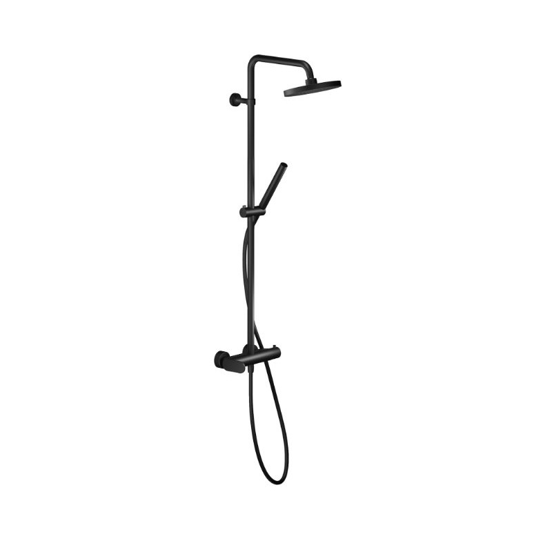 COLUMNA DE DUCHA MONOMANDO YOYO NEGRO MATE COLUMNA DE DUCHA MONOMANDO YOYO NEGRO MATE