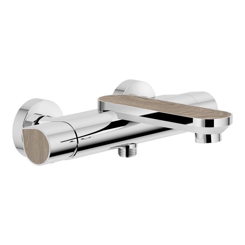 GRIFERÍA MONOMANDO DE BAÑERA DRESS CROMO- TOBACCO