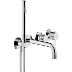 GRIFERÍA MONOMANDO EMPOTRADA DE BAÑERA RESPIRO 2 VÍAS CROMO BRILLO