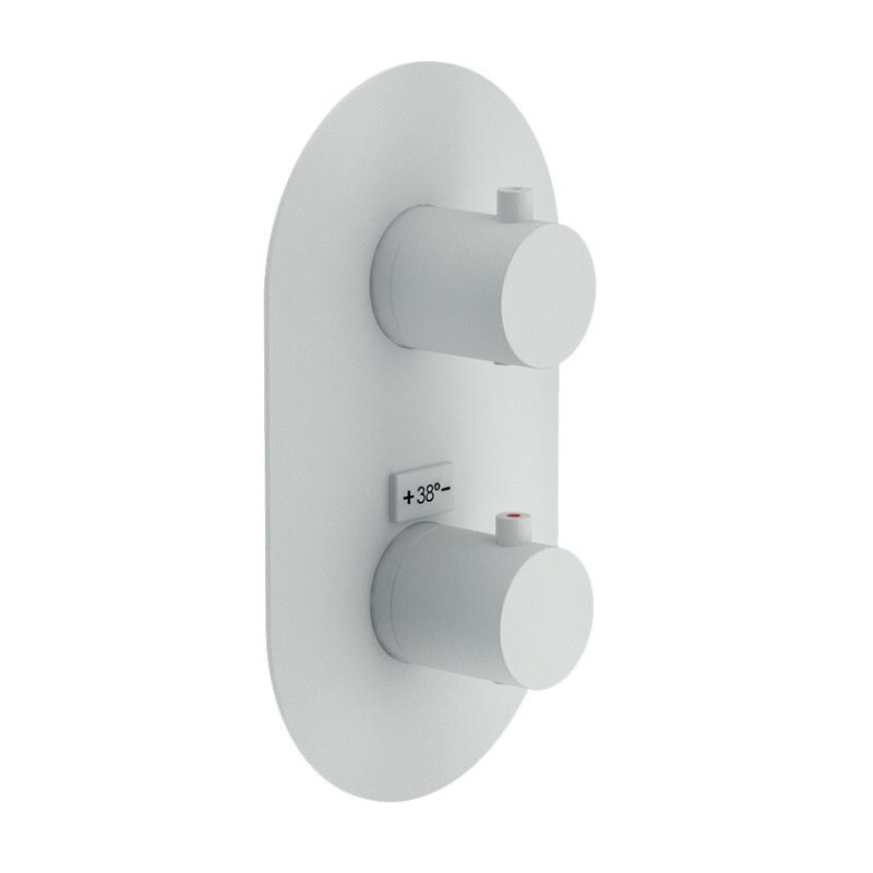 GRIFERÍA DE EMPOTRAR MONOMANDO DE DUCHA 2 VIAS LIVE POLAR WHITE