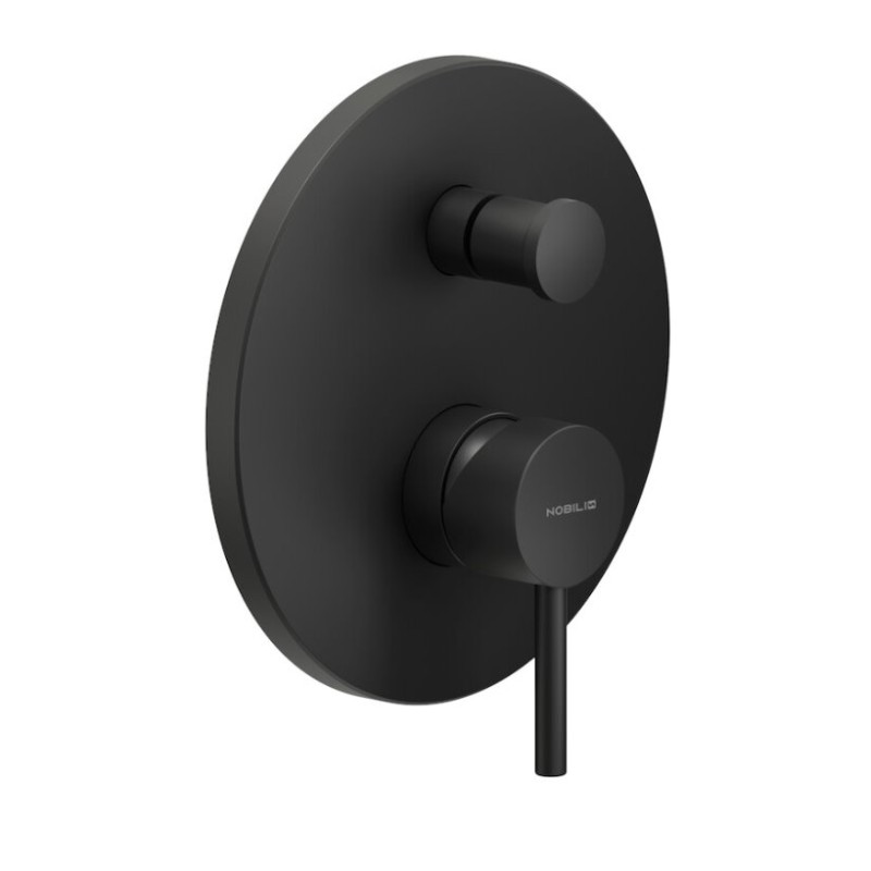 GRIFERÍA DE EMPOTRAR MONOMANDO DE DUCHA LIVE VELVET BLACK