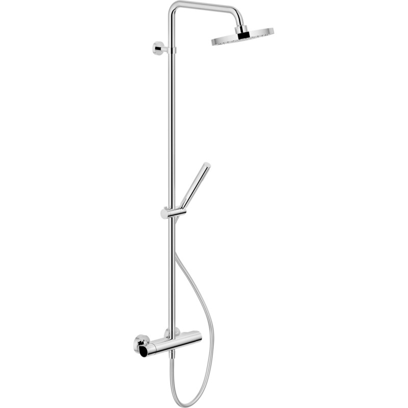 COLUMNA DE DUCHA TERMOSTÁTICA DRESS CROMO BLACK