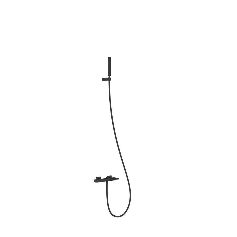 GRIFERÍA MONOMANDO DE BAÑERA SLIM NEGRO MATE