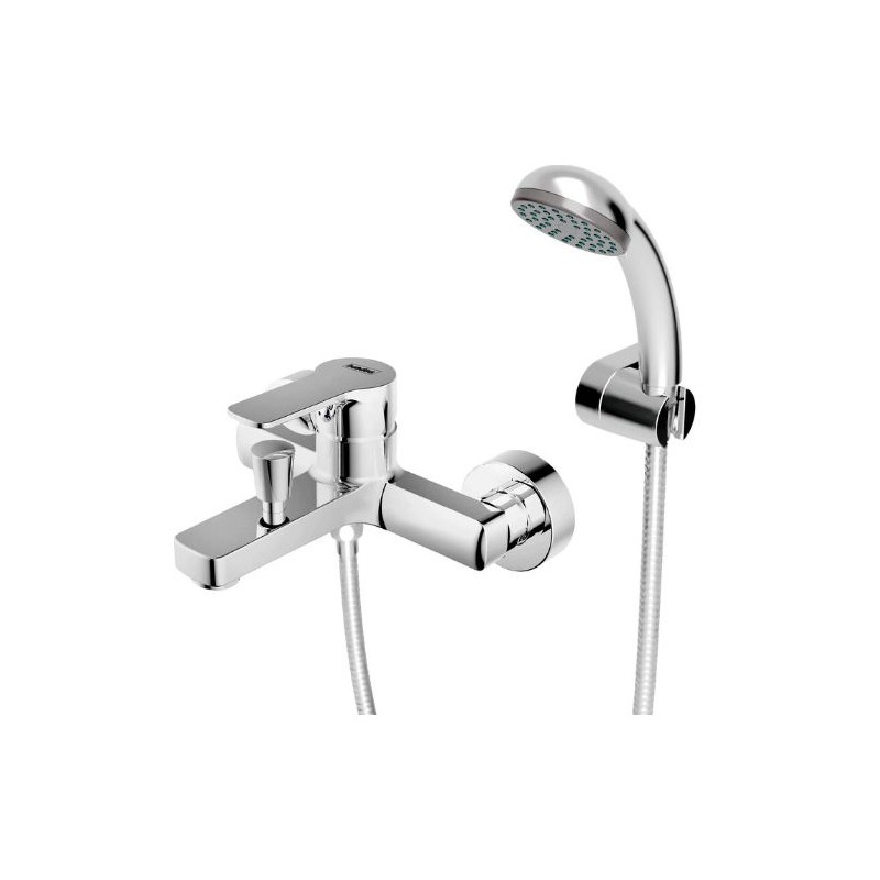 GRIFERÍA DE BAÑERA MONOMANDO ÁKARA CROMO BRILLO