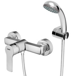 GRIFERÍA DE DUCHA MONOMANDO ÁKARA CROMO BRILLO