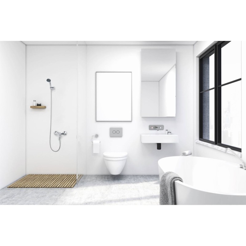 GRIFERÍA DE DUCHA MONOMANDO LÚA CROMO BRILLO