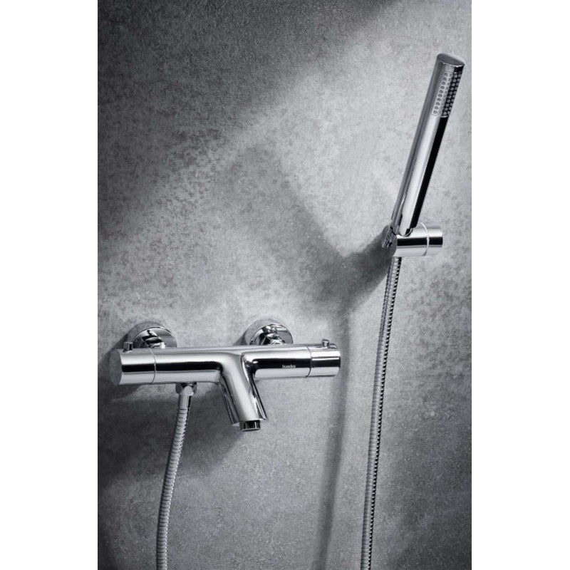 GRIFERÍA DE BAÑERA TERMOSTÁTICA LÚA CROMO BRILLO