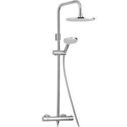 COLUMNA DE DUCHA TERMOSTÁTICA LÚA CROMO BRILLO