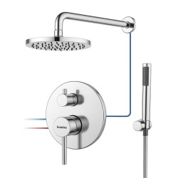 KIT DE DUCHA EMPOTRADO VETTÄ CROMO BRILLO