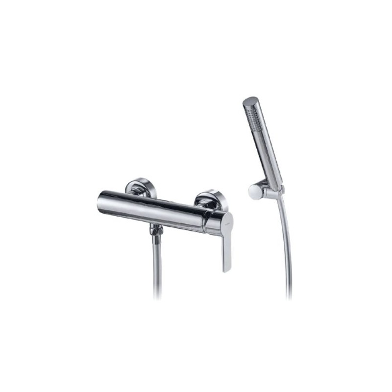 GRIFERÍA MONOMANDO DE DUCHA TOKE CROMO BRILLO CON EQUIPO