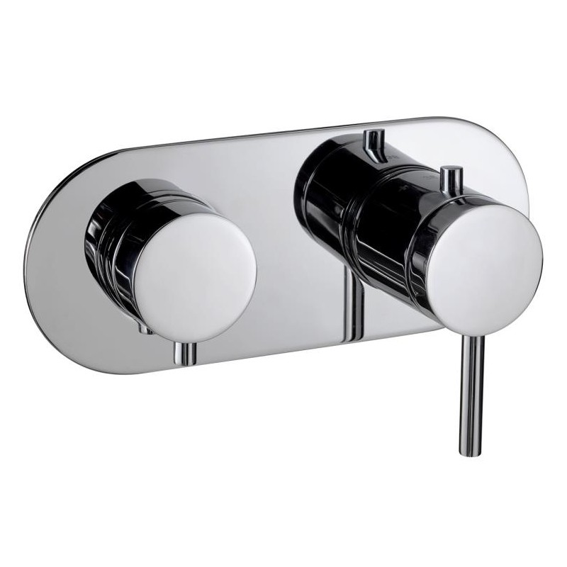 CONJUNTO TERMOSTÁTICA DE DUCHA LINK CROMO BRILLO