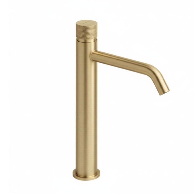 MONOMANDO DE LAVABO ALTO LOOP K ORO CEPILLADO MONOMANDO DE LAVABO ALTO LOOP K ORO CEPILLADO