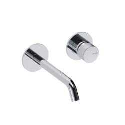 MONOMANDO DE LAVABO EMPOTRADO CON CAÑO DE 18CM LOOP K CROMO