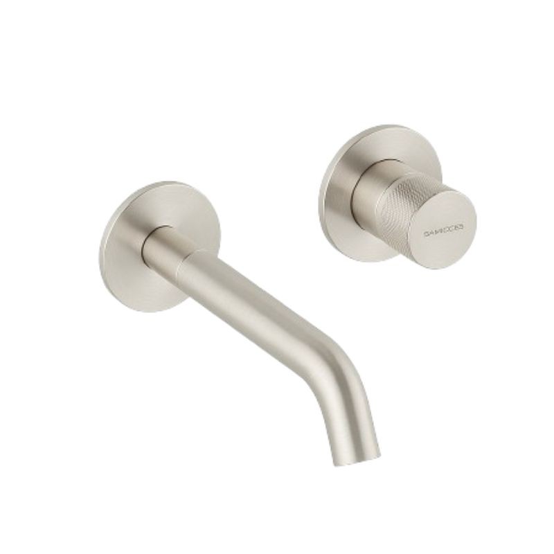 MONOMANDO DE LAVABO EMPOTRADO CON CAÑO DE 18CM LOOP K NIQUEL CEPILLADO MONOMANDO DE LAVABO EMPOTRADO CON CAÑO DE 18CM LOOP K NIQUEL CEPILLADO