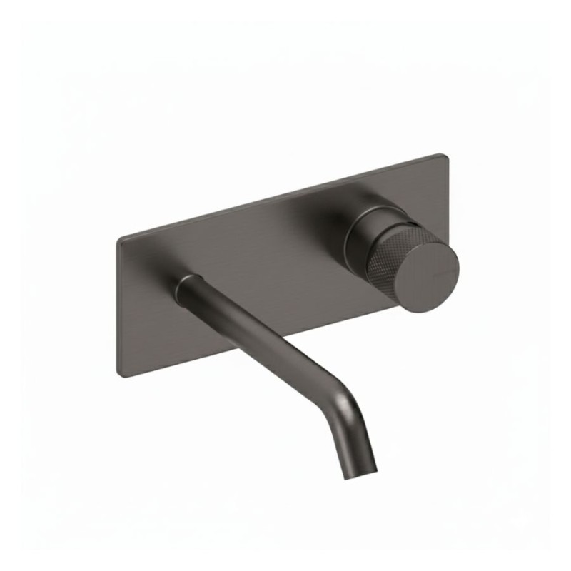 MONOMANDO DE LAVABO MURAL CON CAÑO DE 14CM LOOP K METAL GUN MONOMANDO DE LAVABO MURAL CON CAÑO DE 14CM LOOP K METAL GUN