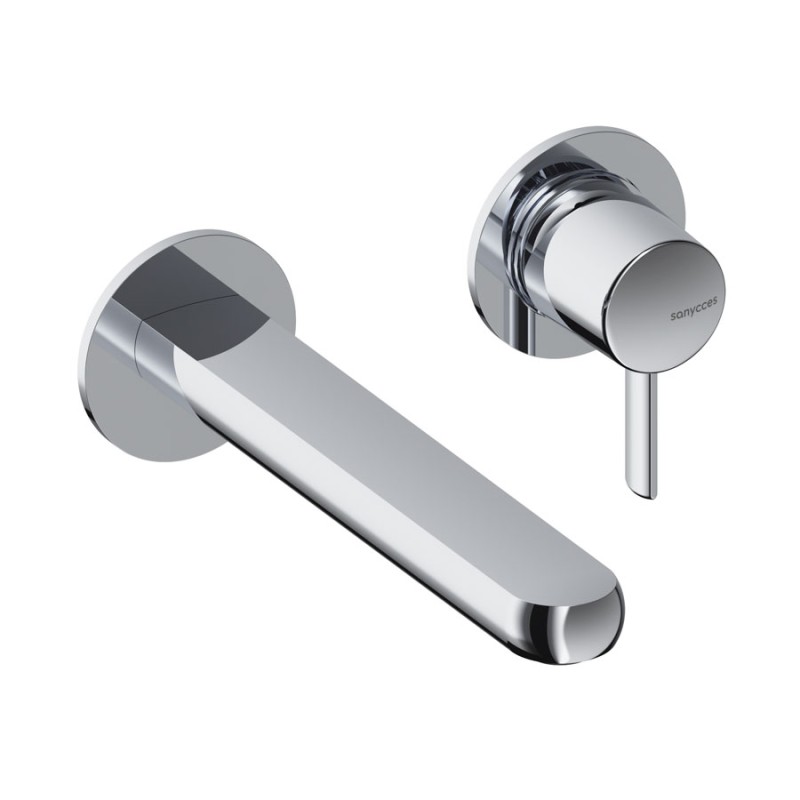 MONOMANDO DE LAVABO EMPOTRADO DEDAL PIN CROMO