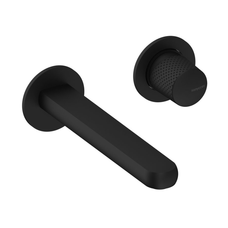 MONOMANDO DE LAVABO EMPOTRADO DEDAL NEGRO MATE MONOMANDO DE LAVABO EMPOTRADO DEDAL NEGRO MATE