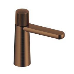 MONOMANDO DE LAVABO DEDAL PLISSÉ ORO ROSA CEPILLADO