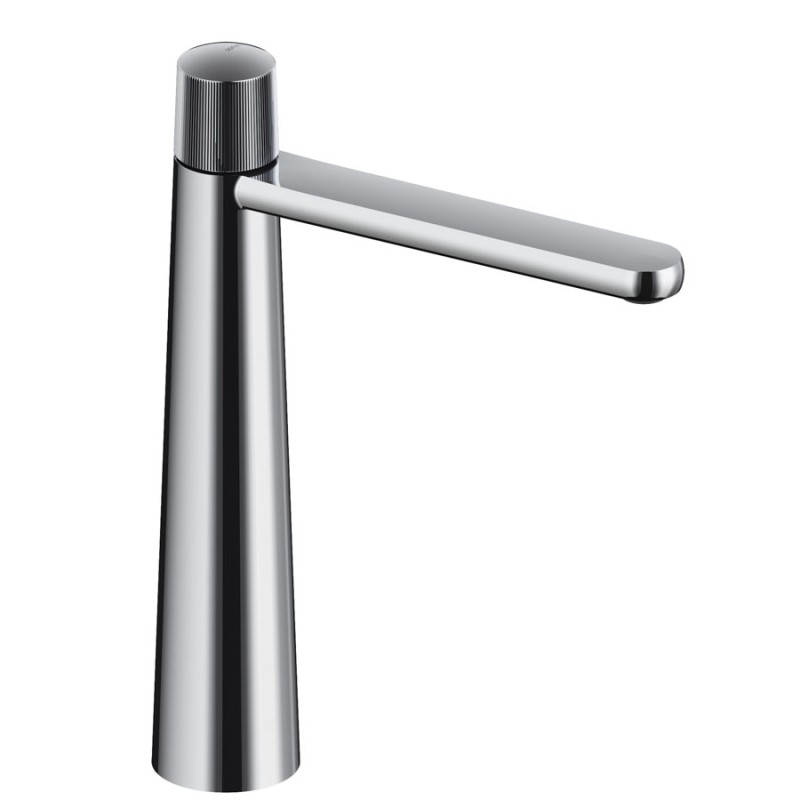 MONOMANDO DE LAVABO ALTO DEDAL PLISSÉ CROMO MONOMANDO DE LAVABO ALTO DEDAL PLISSÉ CROMO