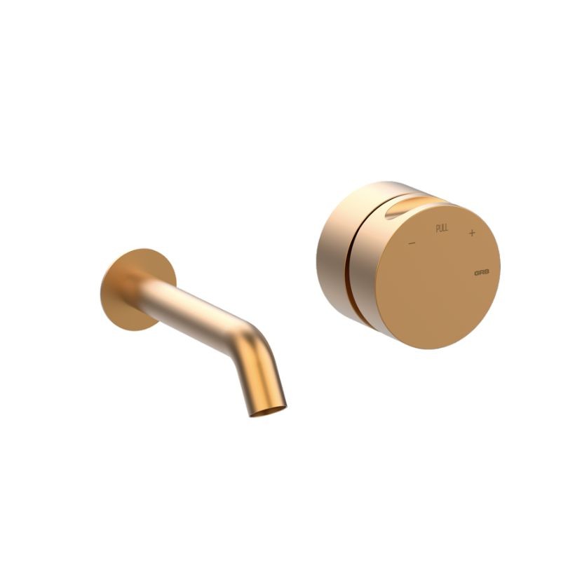 MONOMANDO DE LAVABO DE EMPOTRAR CAÑO 15CM INCOOL COBRE PVD MONOMANDO DE LAVABO DE EMPOTRAR CAÑO 15CM INCOOL COBRE PVD