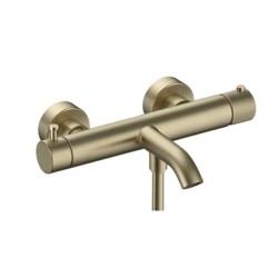 GRÍFERIA MONOMANDO EMPOTRADA DE BAÑERA LOOP K ORO CEPILLADO