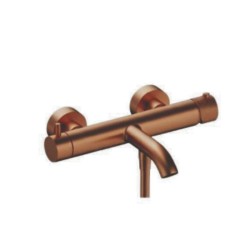 GRÍFERIA MONOMANDO EMPOTRADA DE BAÑERA LOOP K ORO ROSA CEPILLADO