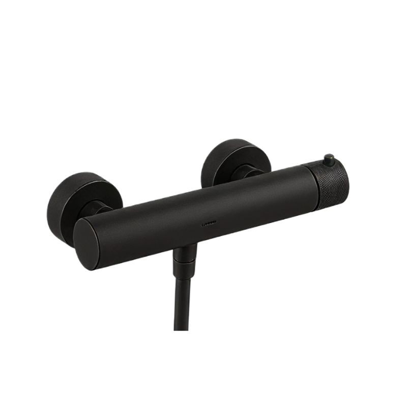 GRÍFERIA MONOMANDO EMPOTRADA DE DUCHA LOOP K NEGRO MATE GRÍFERIA MONOMANDO EMPOTRADA DE DUCHA LOOP K NEGRO MATE