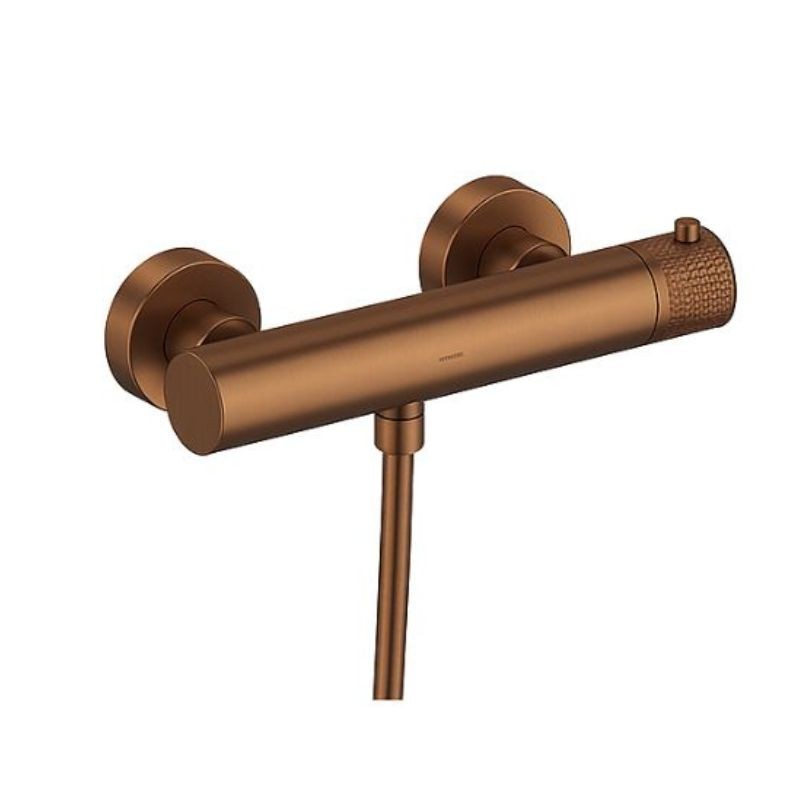 GRÍFERIA MONOMANDO EMPOTRADA DE DUCHA LOOP K ORO ROSA CEPILLADO GRÍFERIA MONOMANDO EMPOTRADA DE DUCHA LOOP K ORO ROSA CEPILLADO