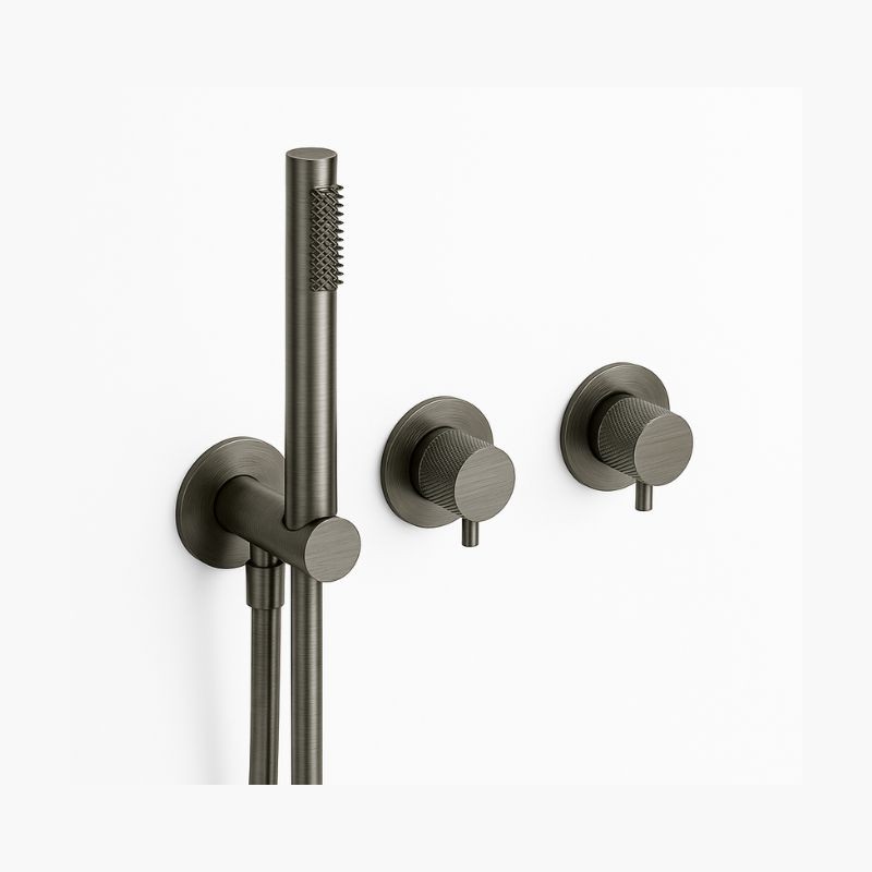 GRIFERÍA MONOMANDO EMPOTRADA DE DUCHA FLEXO SILICONA LOOP K 2 VÍAS METAL GUN GRIFERÍA MONOMANDO EMPOTRADA DE DUCHA FLEXO SILICONA LOOP K 2 VÍAS METAL GUN