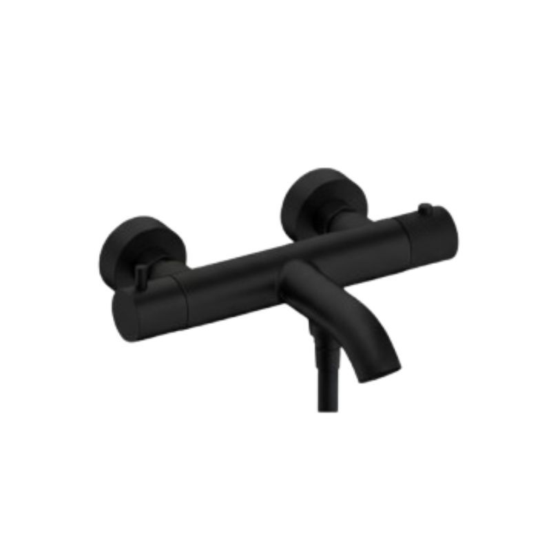 GRIFERIA TERMOSTÁTICA EMPOTRADA DE BAÑERA LOOP K NEGRO MATE GRIFERIA TERMOSTÁTICA EMPOTRADA DE BAÑERA LOOP K NEGRO MATE