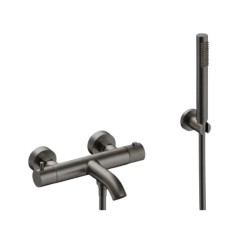 KIT GRÍFERIA TERMOSTÁTICA EMPOTRADA DE BAÑERA LOOP K METAL GUN