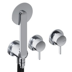 GRÍFERIA MONOMANDO DE DUCHA DEDAL PIN CROMO