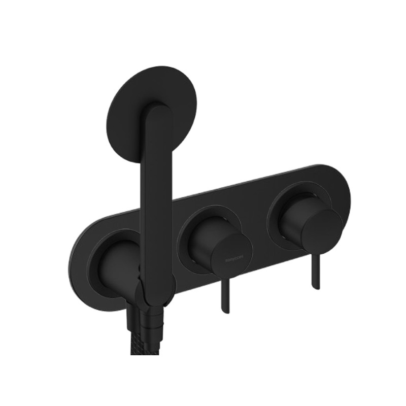 GRÍFERIA MONOMANDO OVAL DE DUCHA DEDAL PIN NEGRO MATE GRÍFERIA MONOMANDO OVAL DE DUCHA DEDAL PIN NEGRO MATE