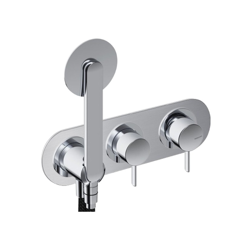 GRÍFERIA MONOMANDO OVAL DE DUCHA DEDAL PIN CROMO GRÍFERIA MONOMANDO OVAL DE DUCHA DEDAL PIN CROMO