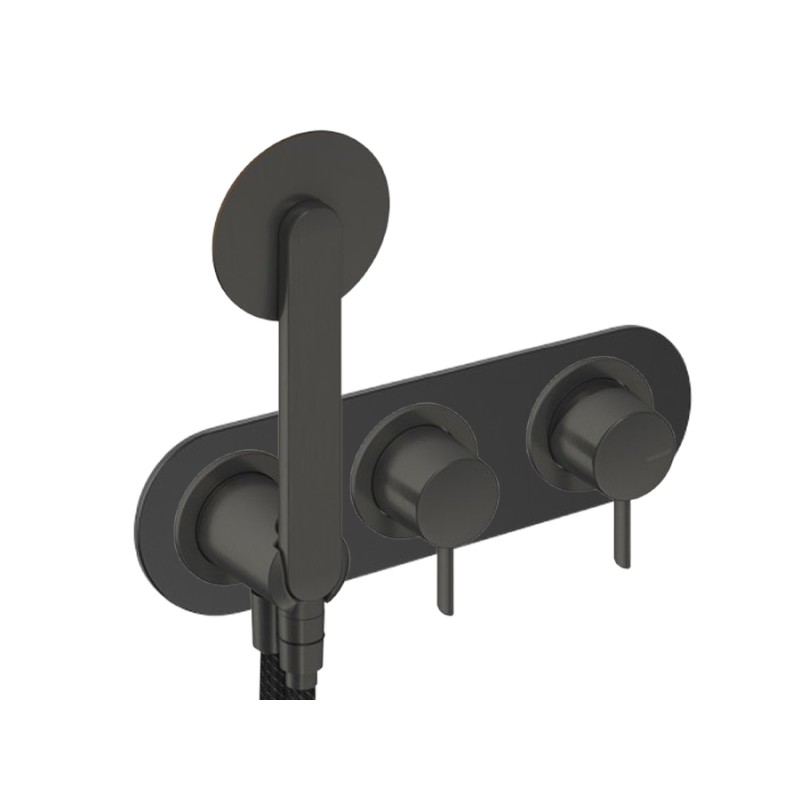 GRÍFERIA MONOMANDO OVAL DE DUCHA DEDAL PIN RAW METAL GRÍFERIA MONOMANDO OVAL DE DUCHA DEDAL PIN RAW METAL