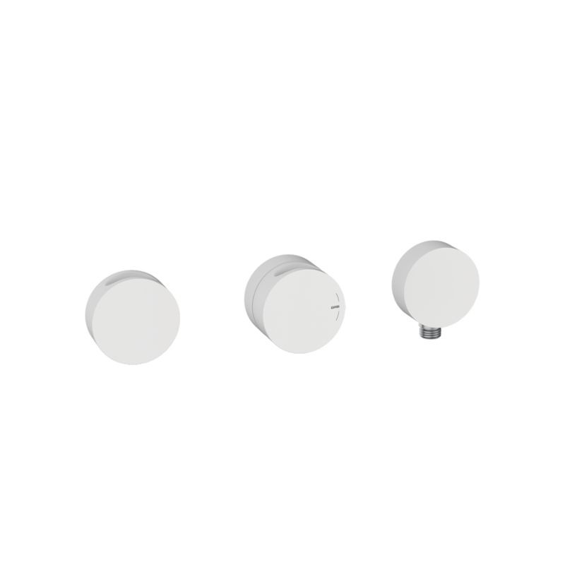 GRÍFERIA TERMOSTÁTICA DE DUCHA CON SOPORTE DE 3 SALIDAS INCOOL BLANCO GRÍFERIA TERMOSTÁTICA DE DUCHA CON SOPORTE DE 3 SALIDAS INCOOL BLANCO
