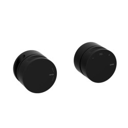 GRÍFERIA MONOMANDO DE DUCHA 3 SALIDAS CON SOPORTE INCOOL NEGRO