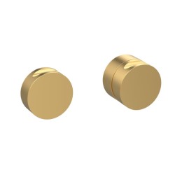 GRÍFERIA MONOMANDO DE BAÑERA 2 SALIDAS INCOOL ORO CEPILLADO PVD