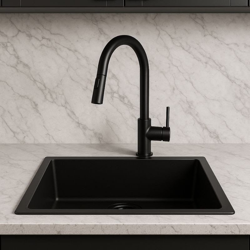 Conjunto Fregadera Y Grifo De Cocina