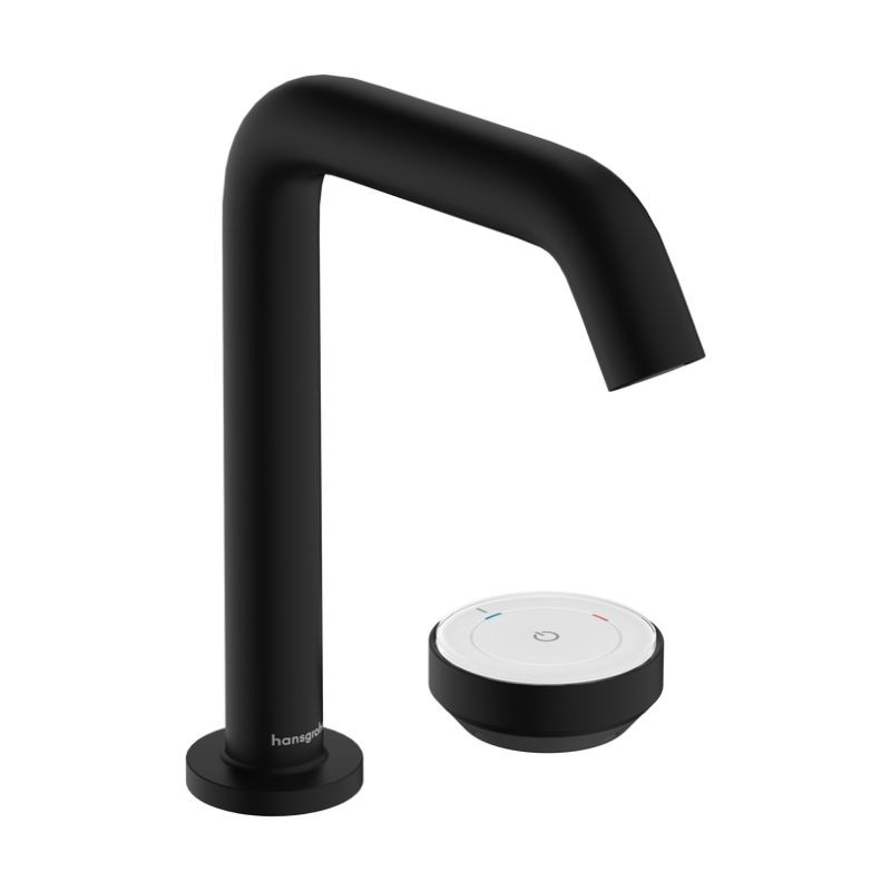 MONOMANDO DE LAVABO ECOSMART+ 150 TECTURIS S NEGRO MATE