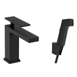 KIT MONOMANDO DE BIDÉ TECTURIS E NEGRO MATE