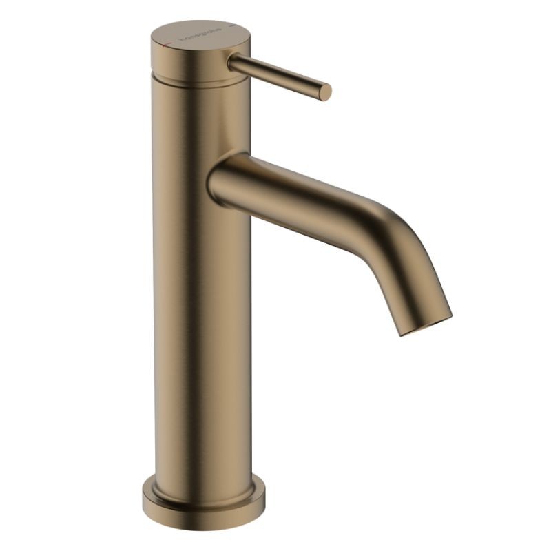 MONOMANDO DE LAVABO 80 ECOSMART+ TECTURIS S BRONCE CEPILLADO