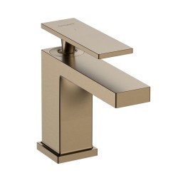 MONOMANDO DE LAVABO 80 ECOSMART+ TECTURIS E BRONCE CEPILLADO