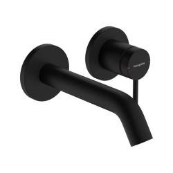 MONOMANDO DE LAVABO EMPOTRADO 16,5 TECTURIS S NEGRO MATE