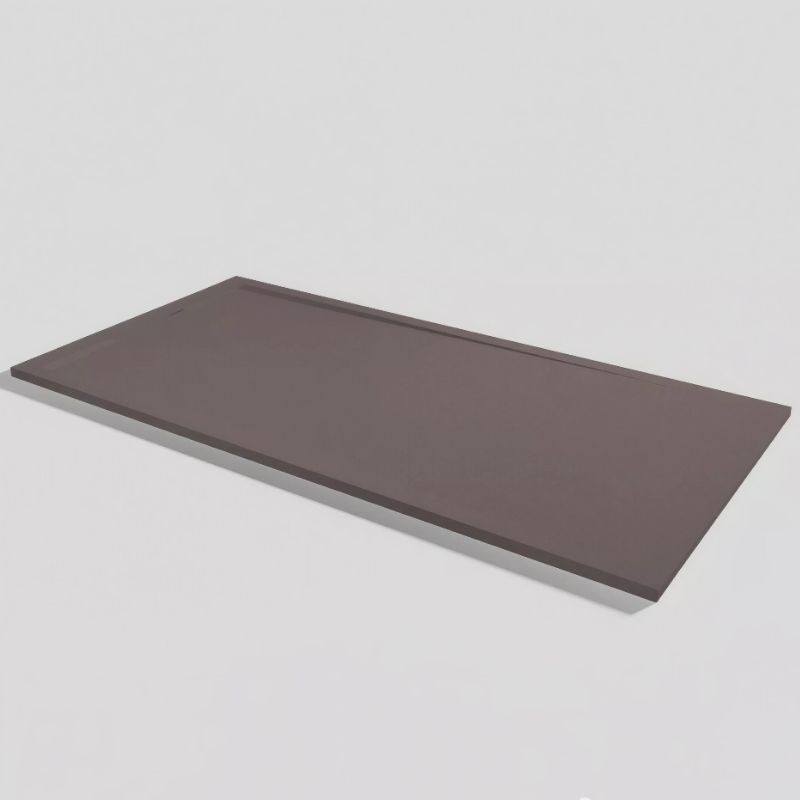 plato ducha halo slate burgundy 100x70