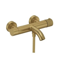 GRIFERÍA TERMOSTÁTICA EMPOTRADA DE BAÑERA LOOP K ORO CEPILLADO