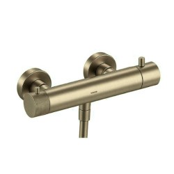 GRIFERÍA TERMOSTÁTICA EMPOTRADA DE DUCHA LOOP K ORO ROSA CEPILLLADO